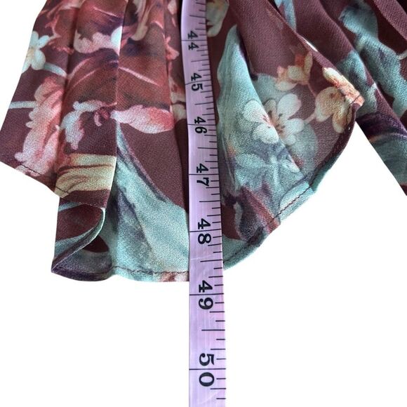 NEW KEEPSAKE Unravel Midi Dress in Chocolate Lily NWT Size M - Picture 9 of 12